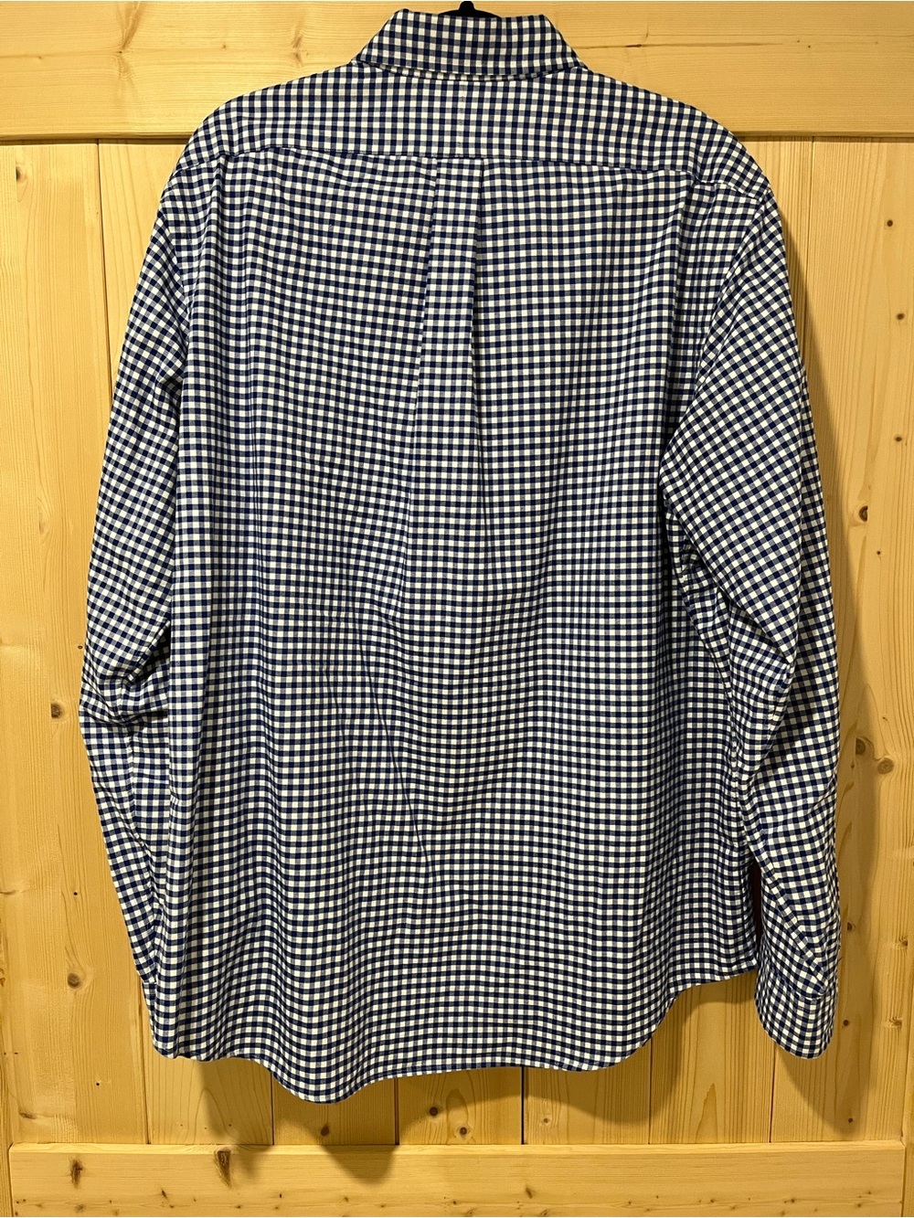 Polo Ralph Lauren Classic Fit, blue and white gingham XL Long Sleeve. - Picture 7 of 10